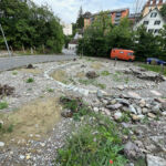Blick in Richtung Hegibachplatz.